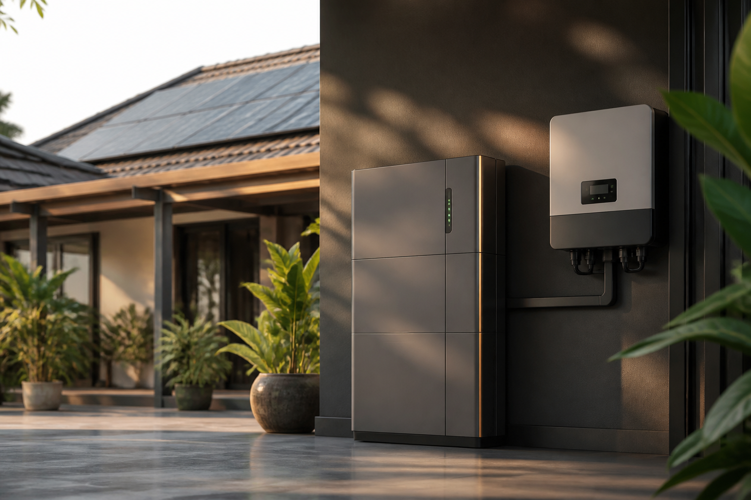 LFP home solar battery installation in Thailand