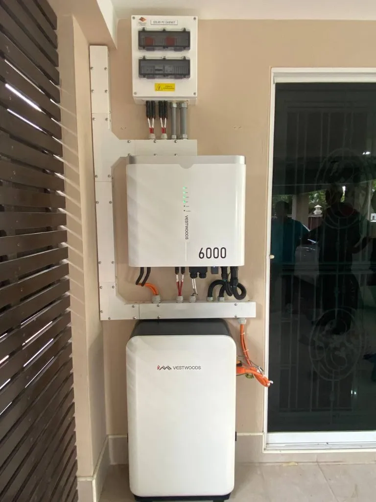 LFP home solar battery installation in Thailand