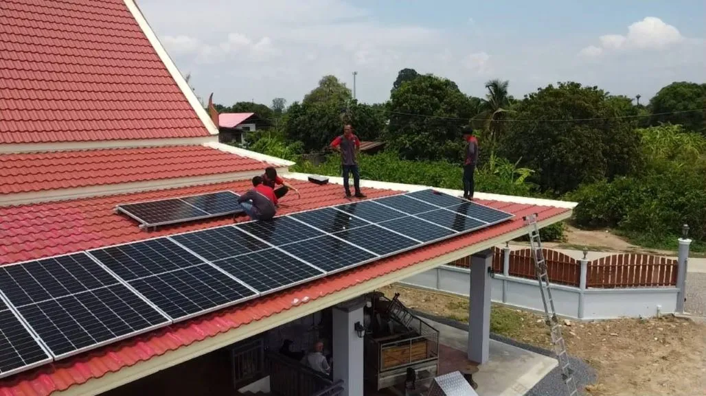 Residential solar installation project 6